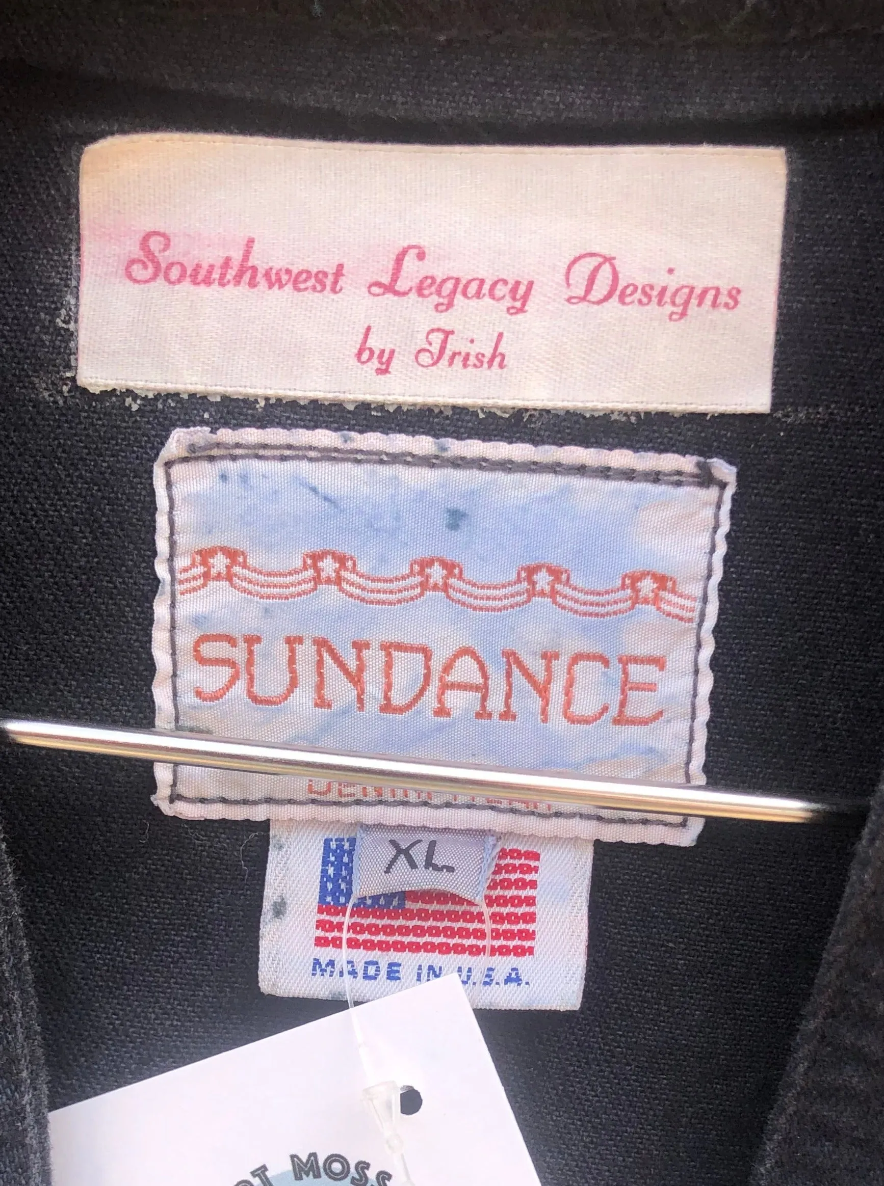 Black Sundance Puff Paint "Trish" Jacket