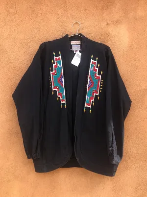 Black Sundance Puff Paint "Trish" Jacket