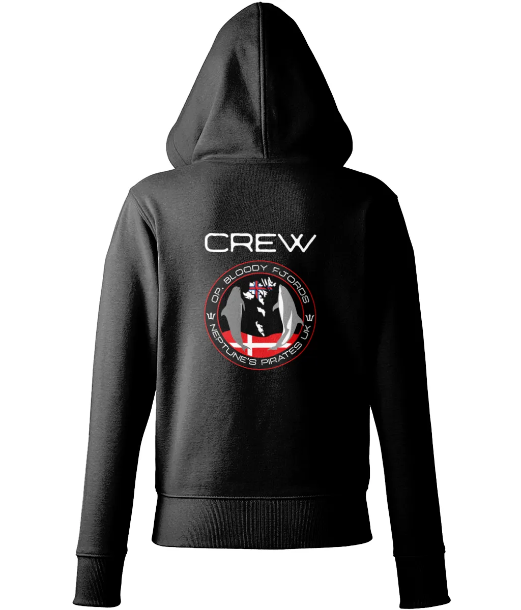 Bloody Fjords Crew Women's Zip Up Hoodie
