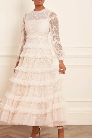 Blossom Lace Ankle Gown Fall Inspired