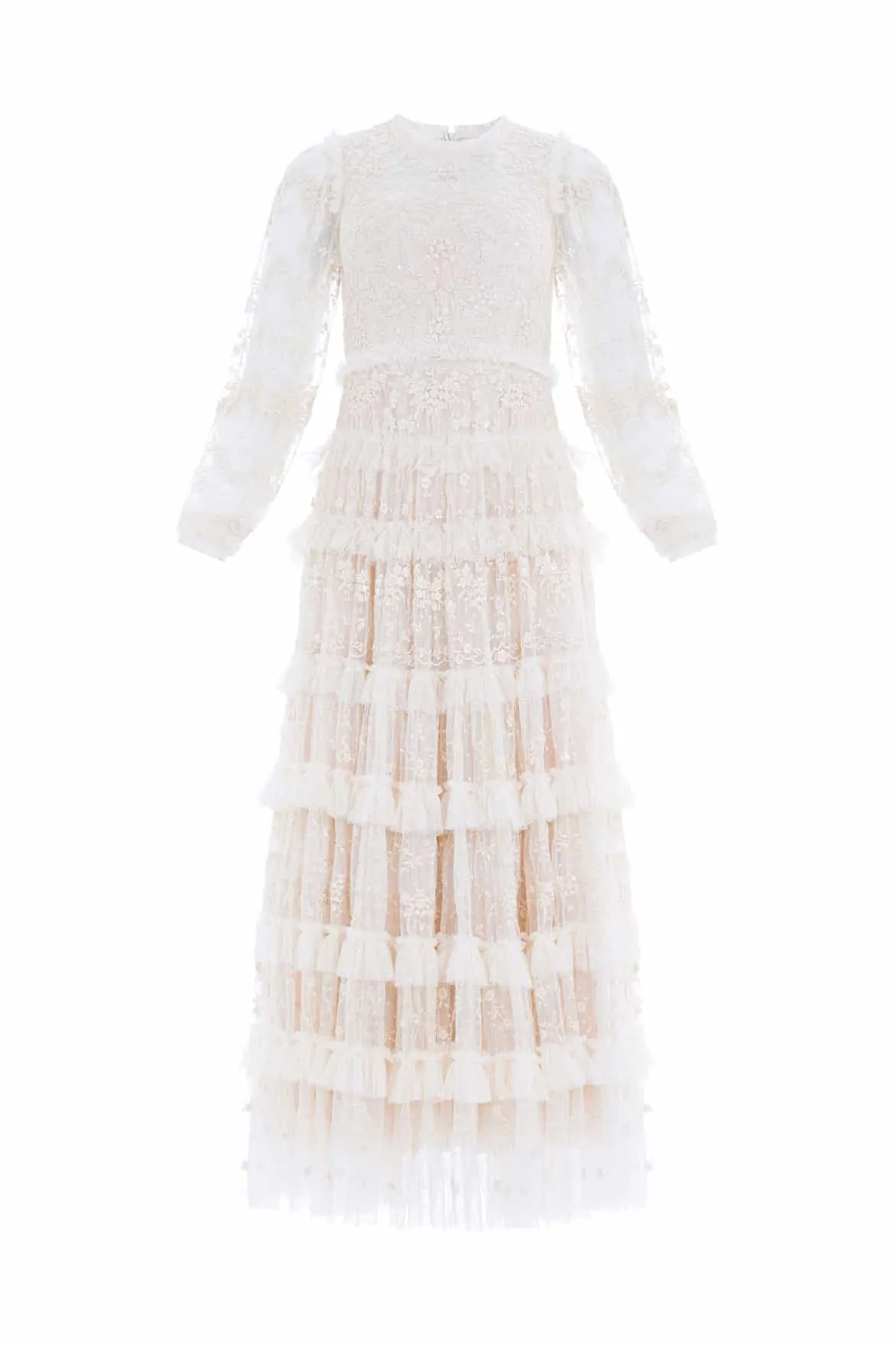 Blossom Lace Ankle Gown Daily Go