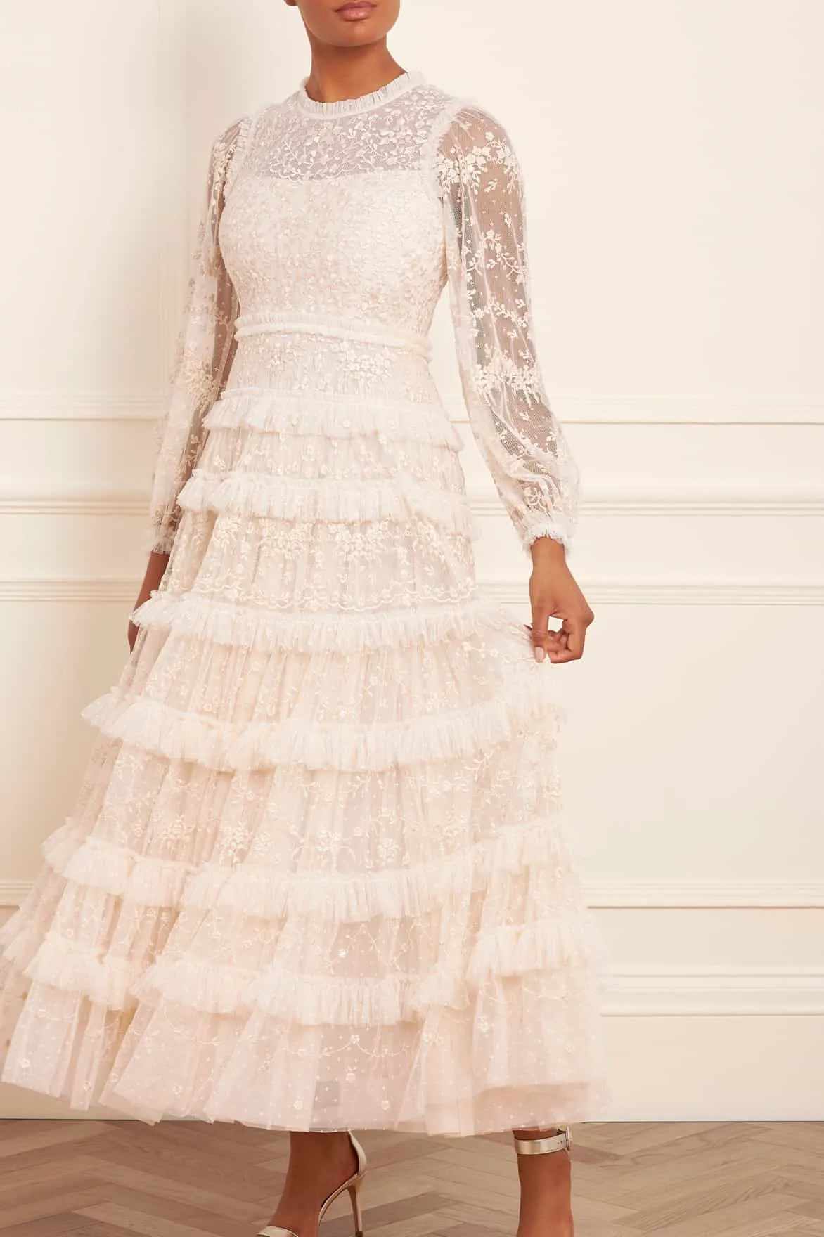 Blossom Lace Ankle Gown Fall Inspired