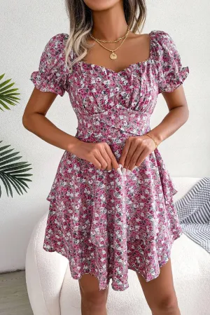BROKEN FLOWER BIG PLACE DRESS_CWDSD2535 Street Mood