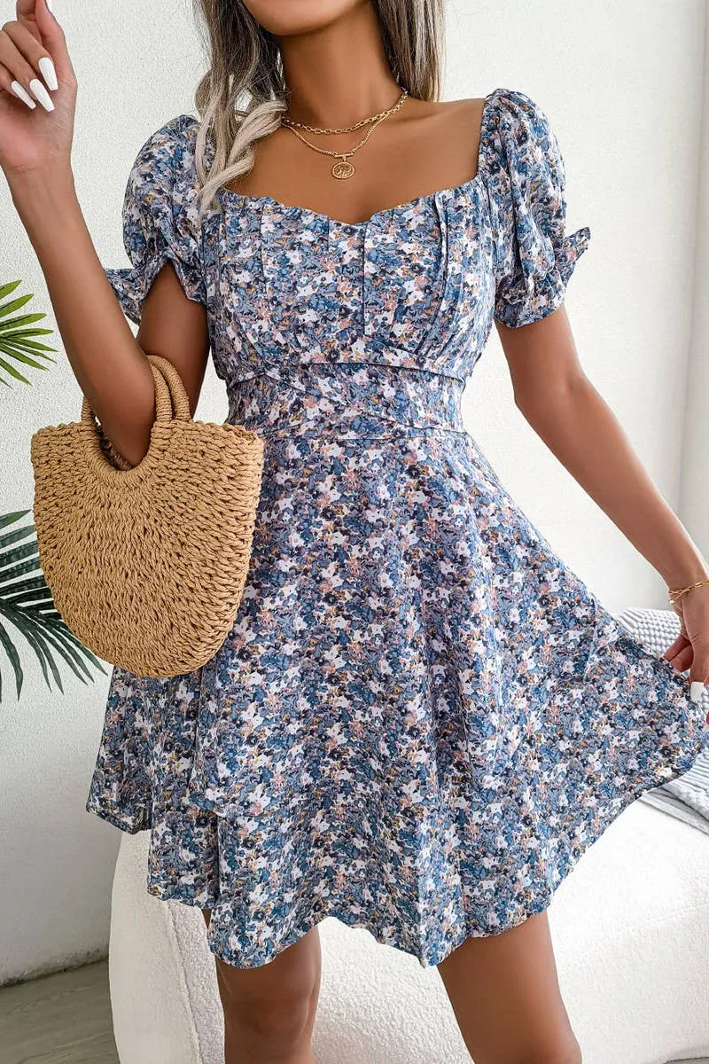 Balanced Tones Celebration Wear BROKEN FLOWER BIG PLACE DRESS_CWDSD2535