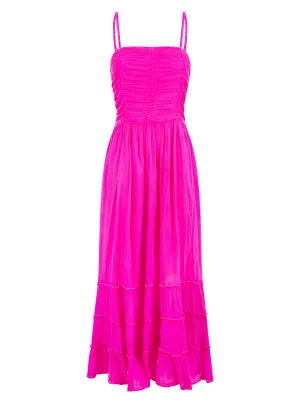 Effortless Fit Design Boheme Dress Fuchsia
