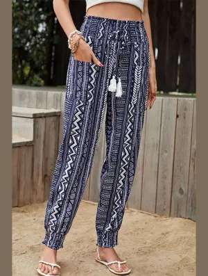 BOHEMIAN TASSEL JOGGER PANTS Fashionable Look Casual Movement