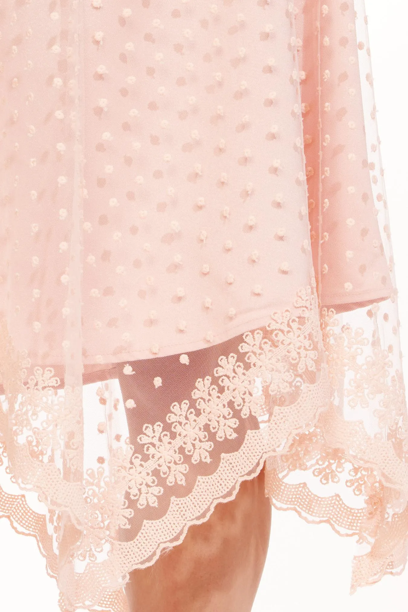 Leriel Skirt - Blushing Dot Tonal Look City Wear