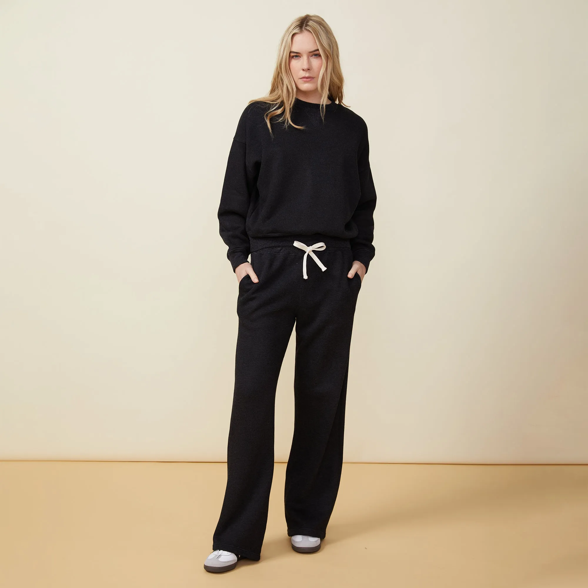 Versatile Design Teddy Fleece Straight Leg Sweat