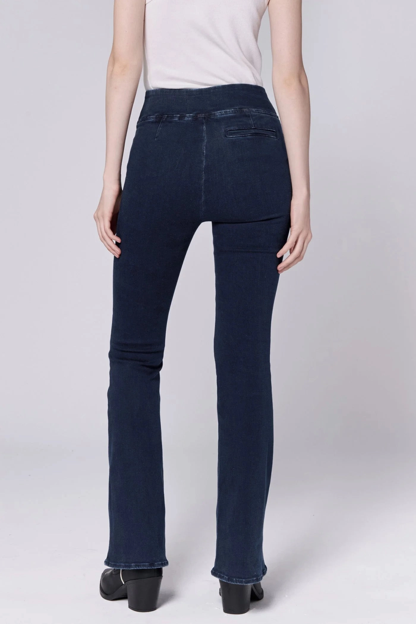 Dear John Mindy Flare Jeans in Moon Rise Circular Knit
