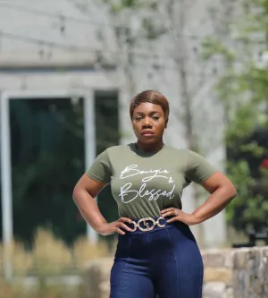Bougie & Blessed | Women's Graphic T-Shirt