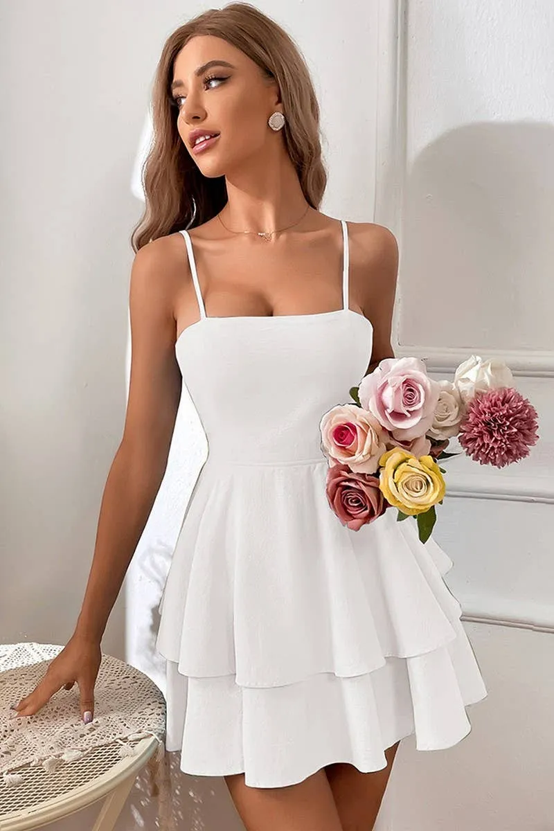 Saturated Hue Warm-Layer BOWKNOT BIND SEXY BACKLESS CONDOLE BELT DRESS_CWDSD2717