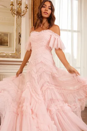 Smart Edge Elia Off-Shoulder Gown