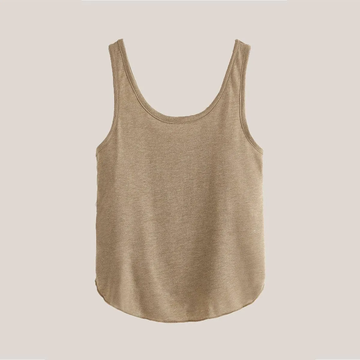 TwillWeave BREATHABLE SLEEVELESS TANK BLOUSE_CWTTK0495