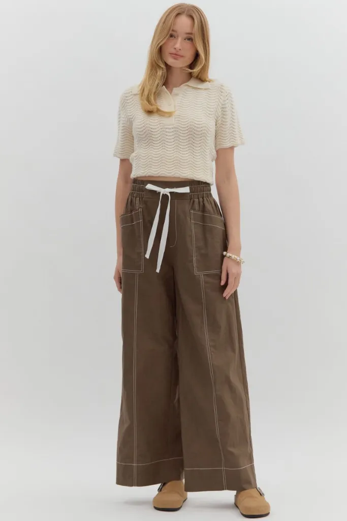 Delaney Wide Leg Pant Travel-Ready Casual Essentials