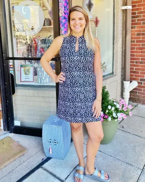 Merion Skort Dress Small Diana's Dot Black/White Neutral Finish Fresh Tones