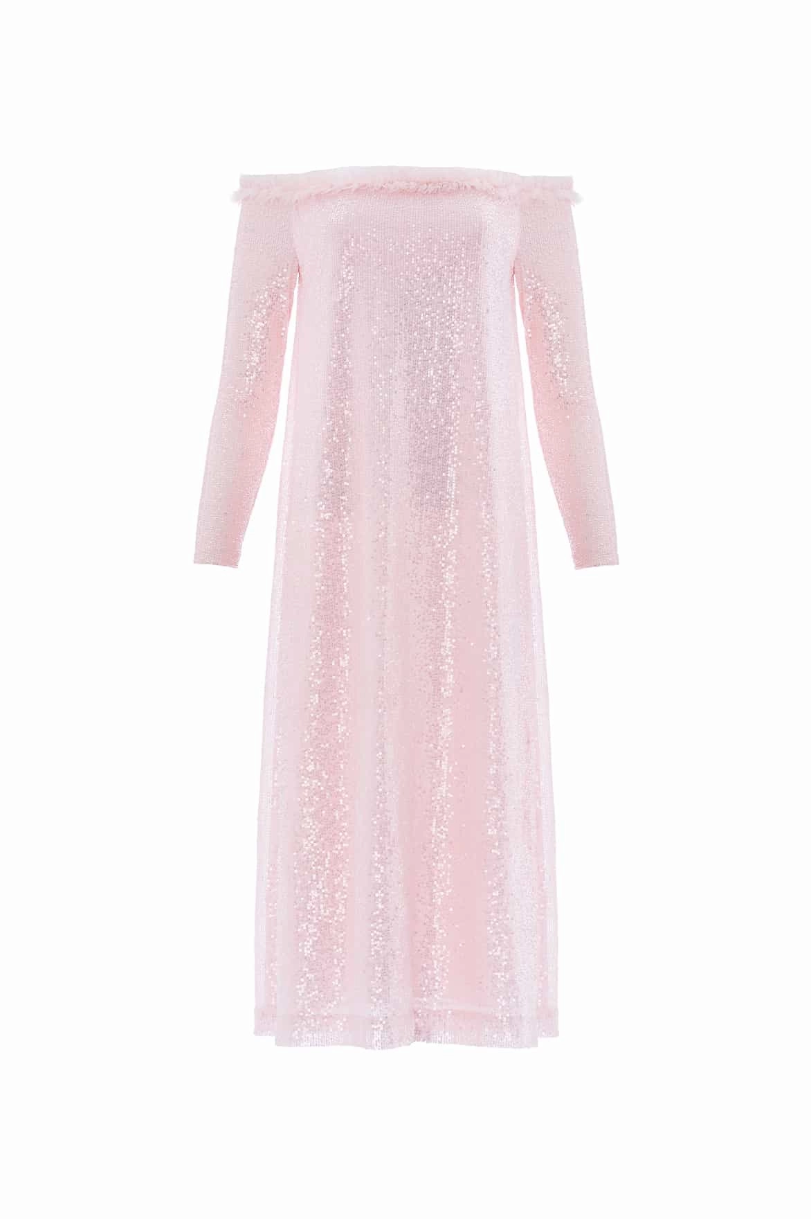 Bright Vibe Esme Off-Shoulder Ballerina Dress