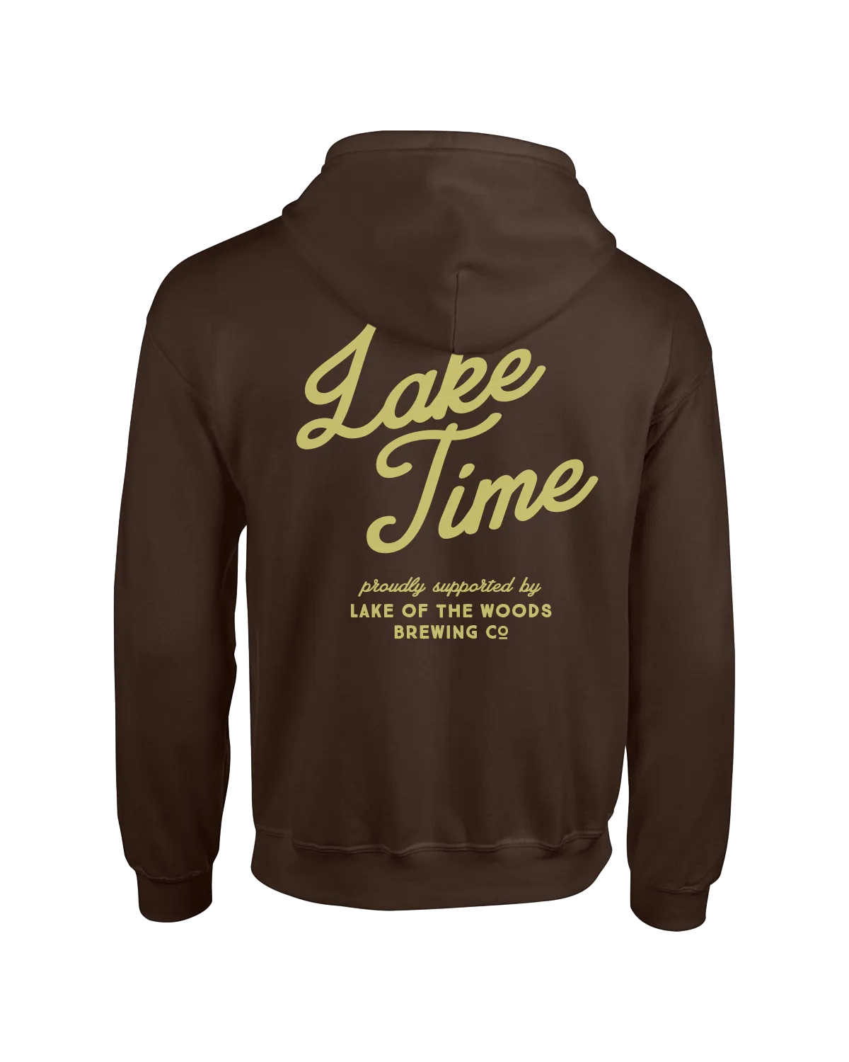 Brown Zip Hoodie