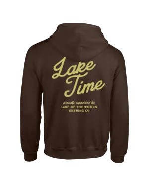 Brown Zip Hoodie