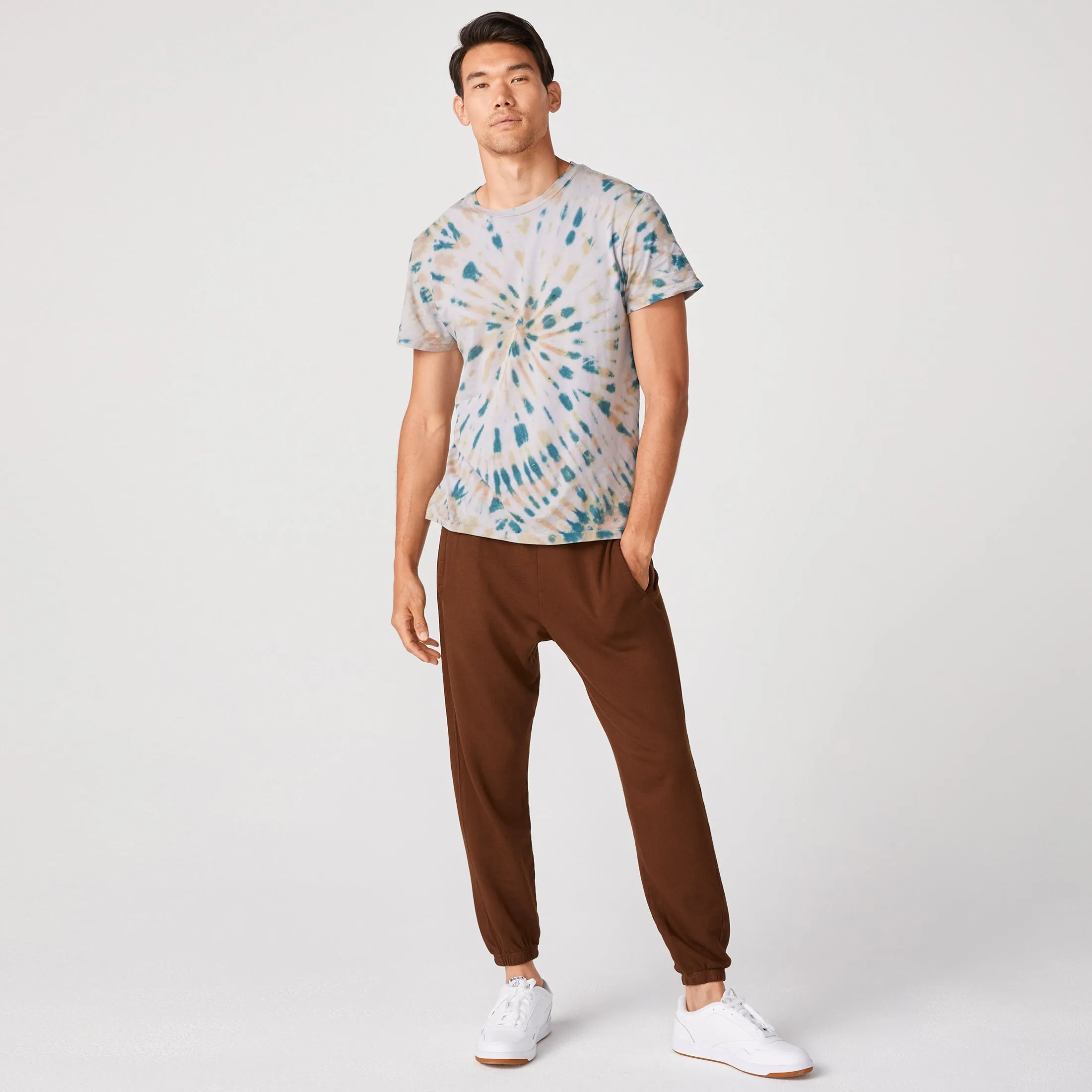 Kaleidoscope Tie Dye Relaxed Crew All-Purpose Wear Eco Friendly Fabric