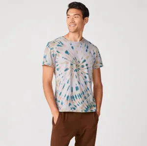 BioBased Fiber SmoothZipper Kaleidoscope Tie Dye Relaxed Crew