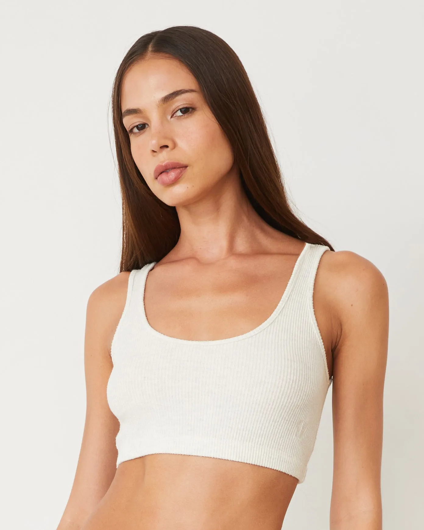 High Density Weave Brushed Rib Bralette