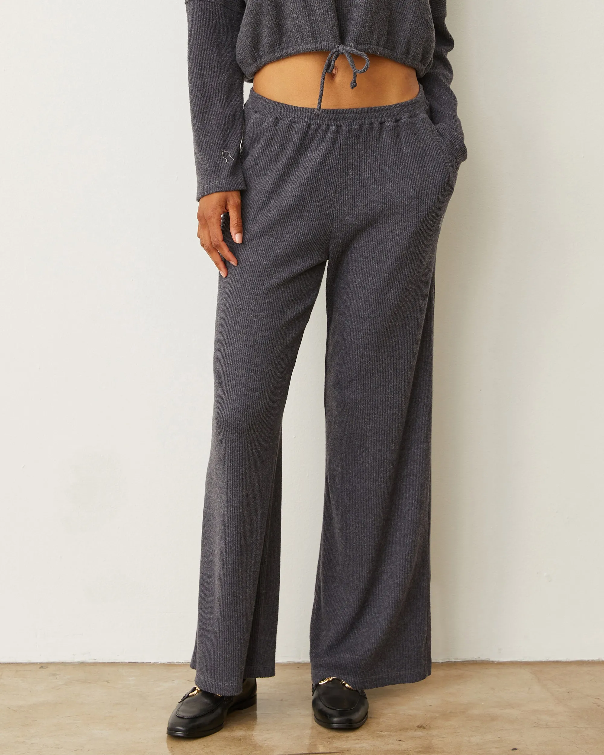 Light Shape Brushed Rib Pant