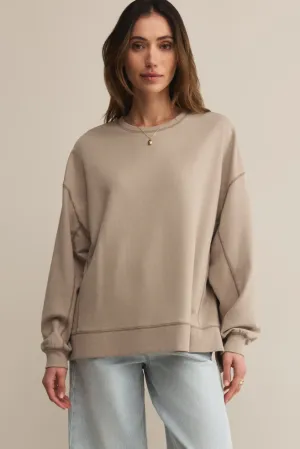 Modern Weekender Sweatshirt by Z Supply Moisture Control Lining
