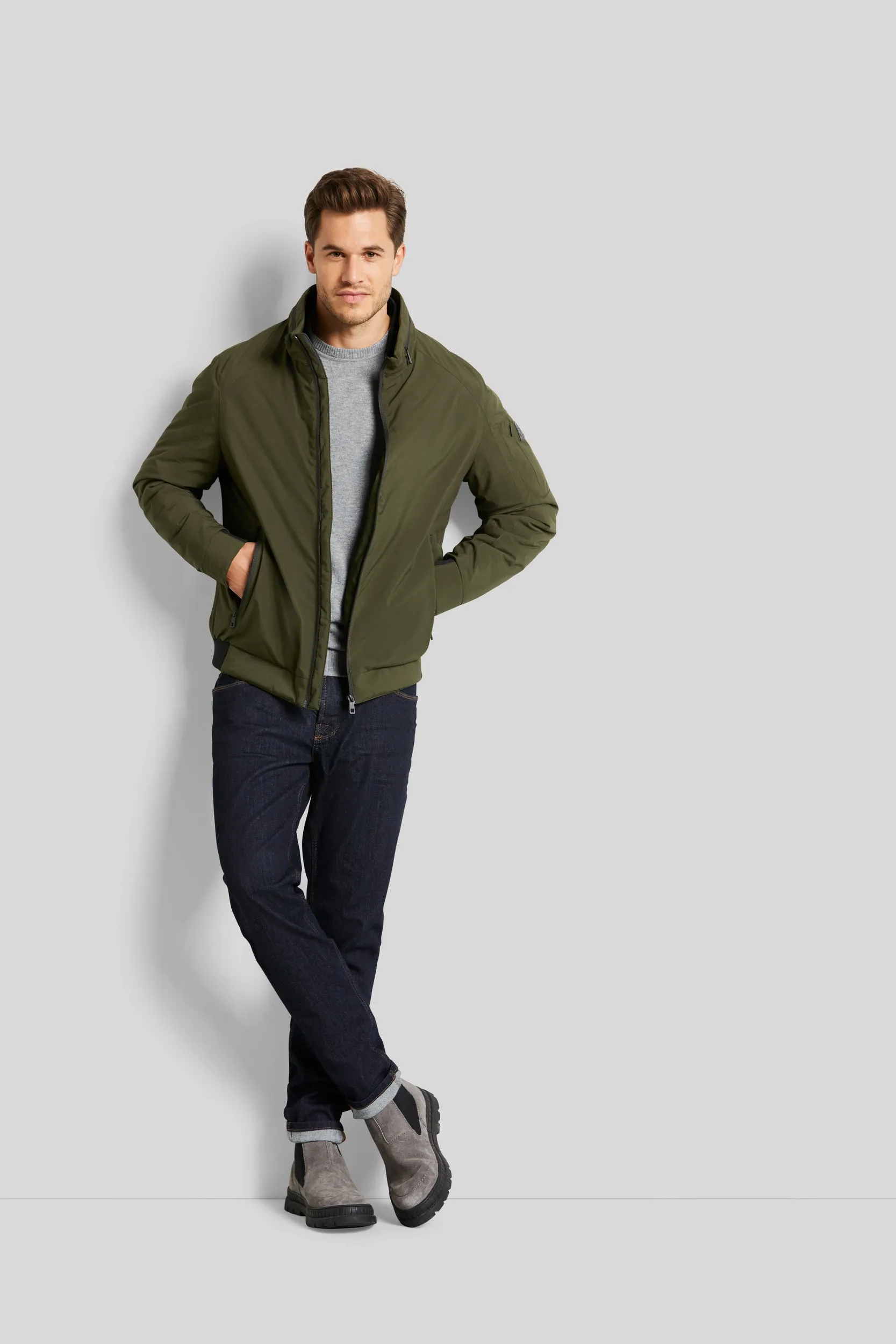 Bugatti Light Weight Casual Jacket - Green