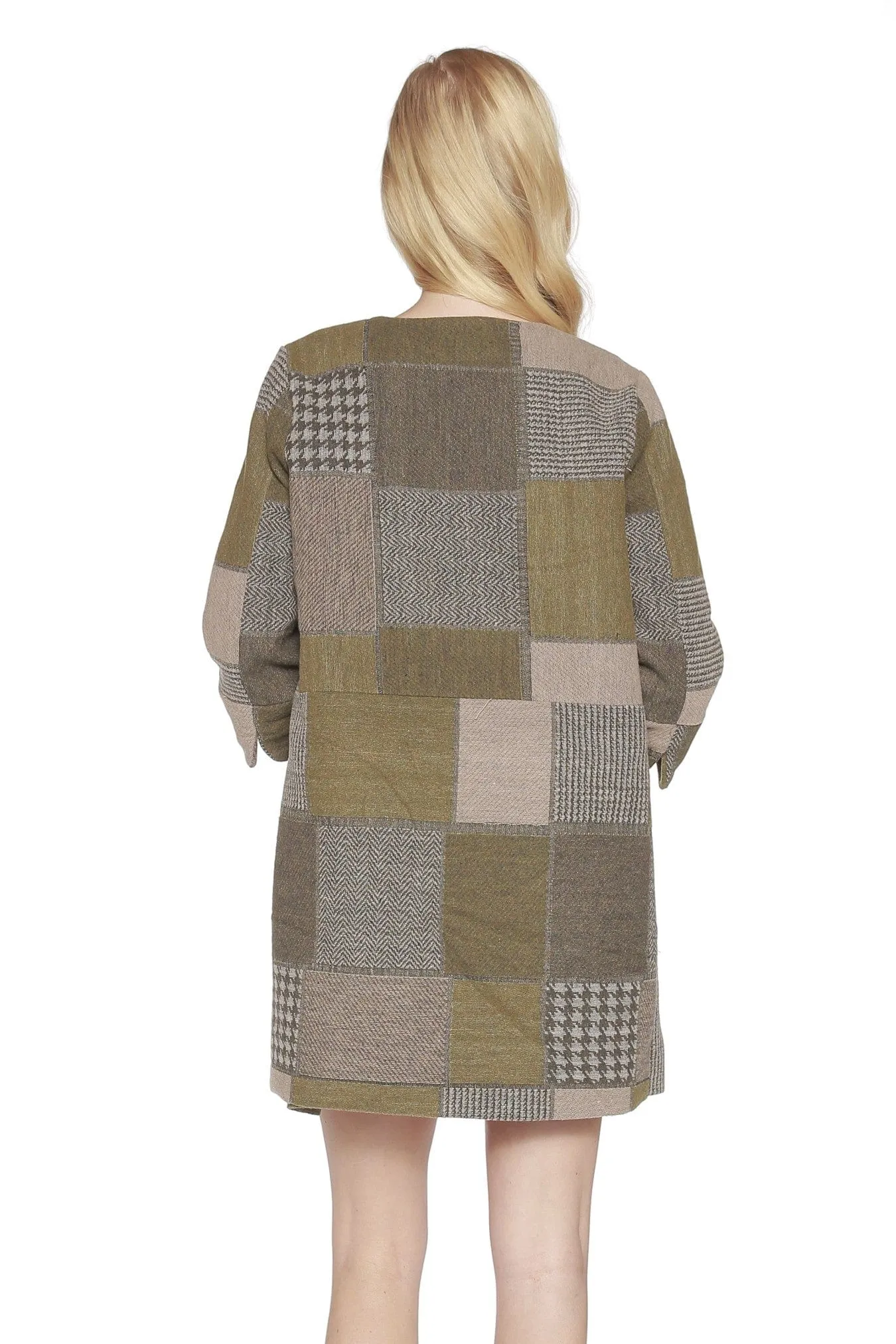 MultiPocket Layout Convertible styles Imogen Coat - Hunter Tweed