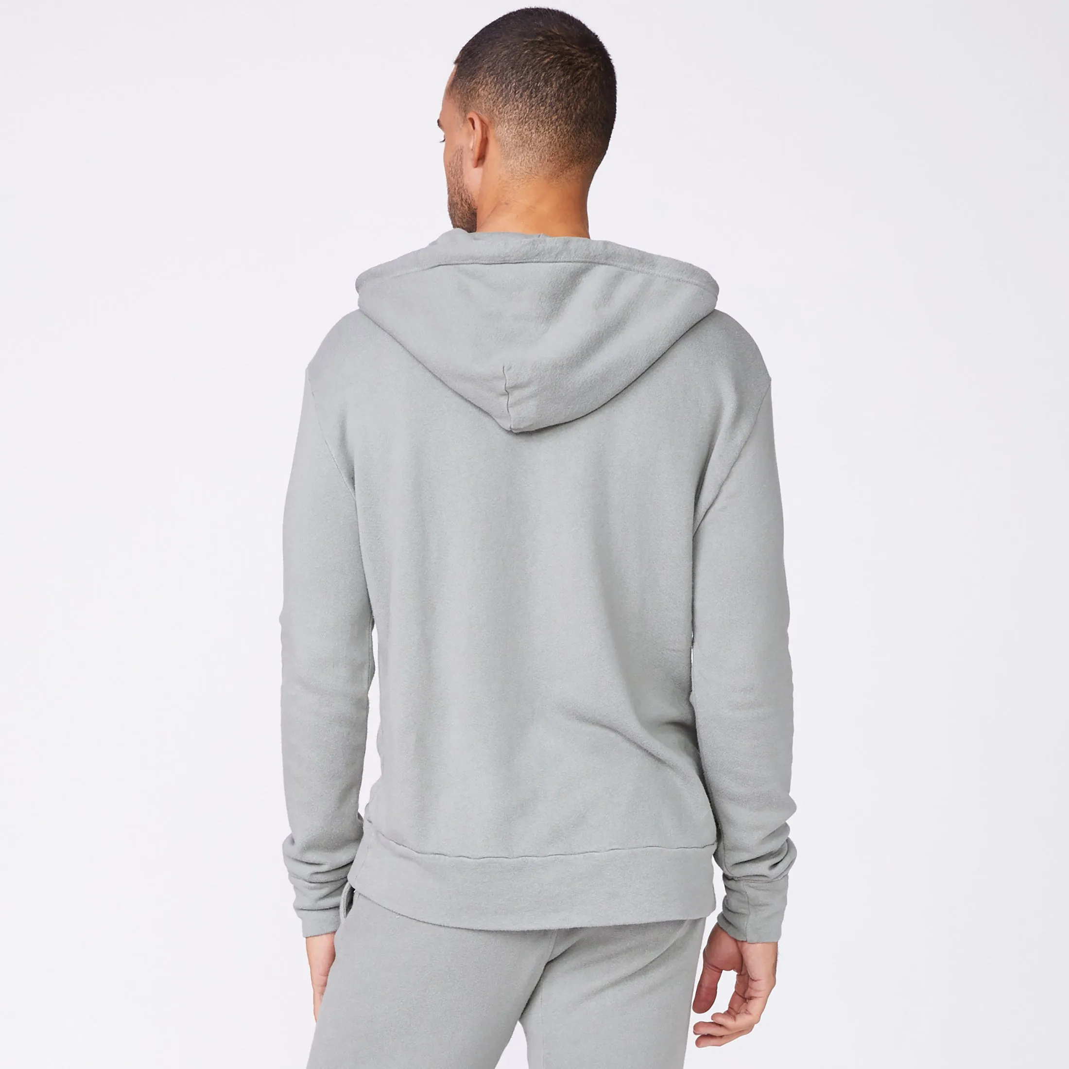 hypoallergenic material Low Profile Waistband Integration Bungee Cord Quarter Zip Hoody