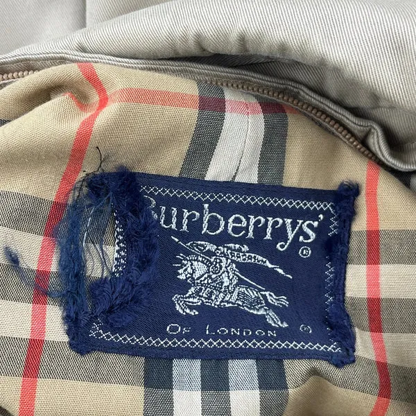 Burberry Trench Coat - 2XL Beige Cotton Blend