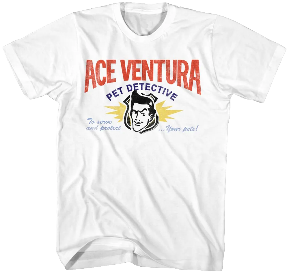 Business Card Ace Ventura T-Shirt