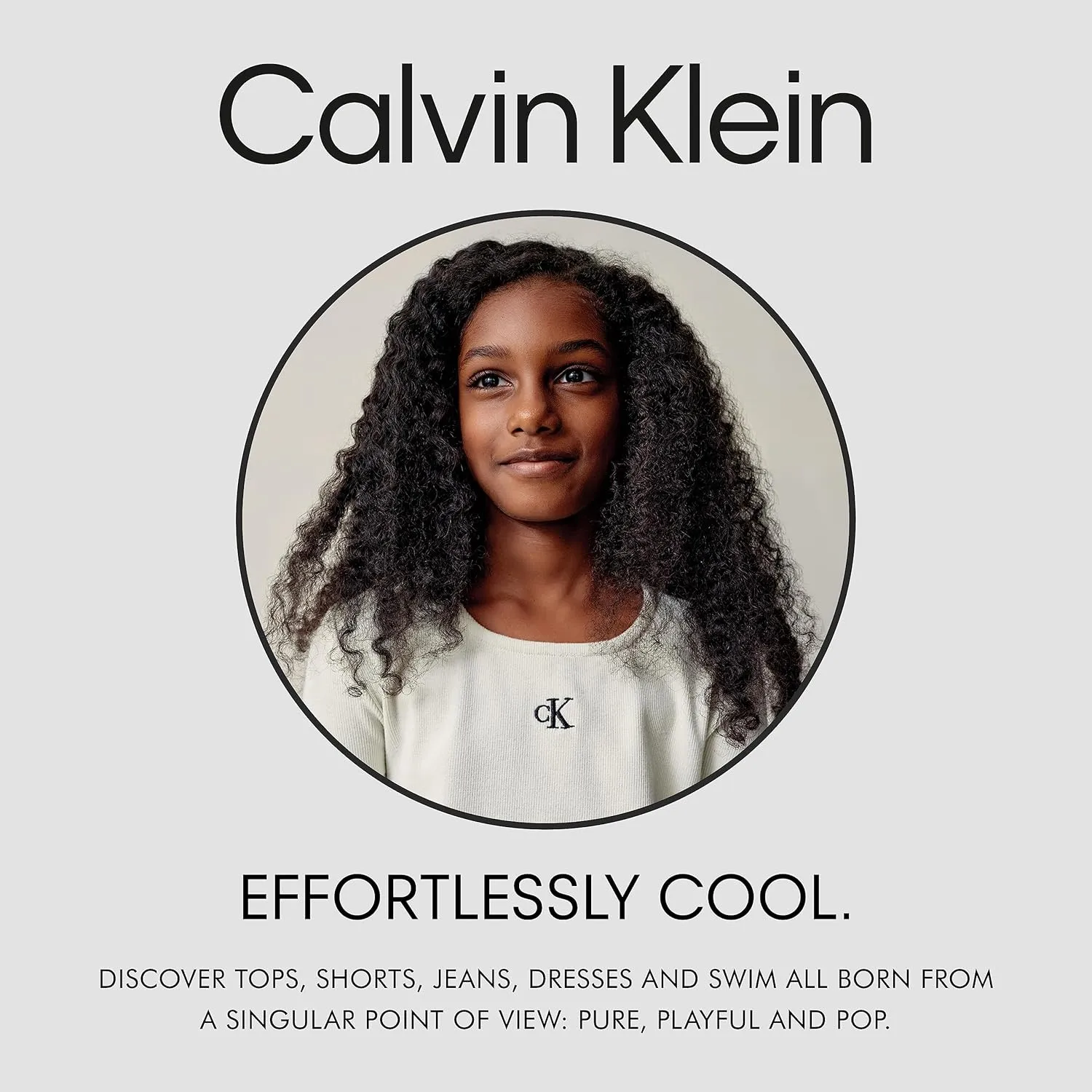 Calvin Klein Girls' Ribbed Flutter Trim Dress