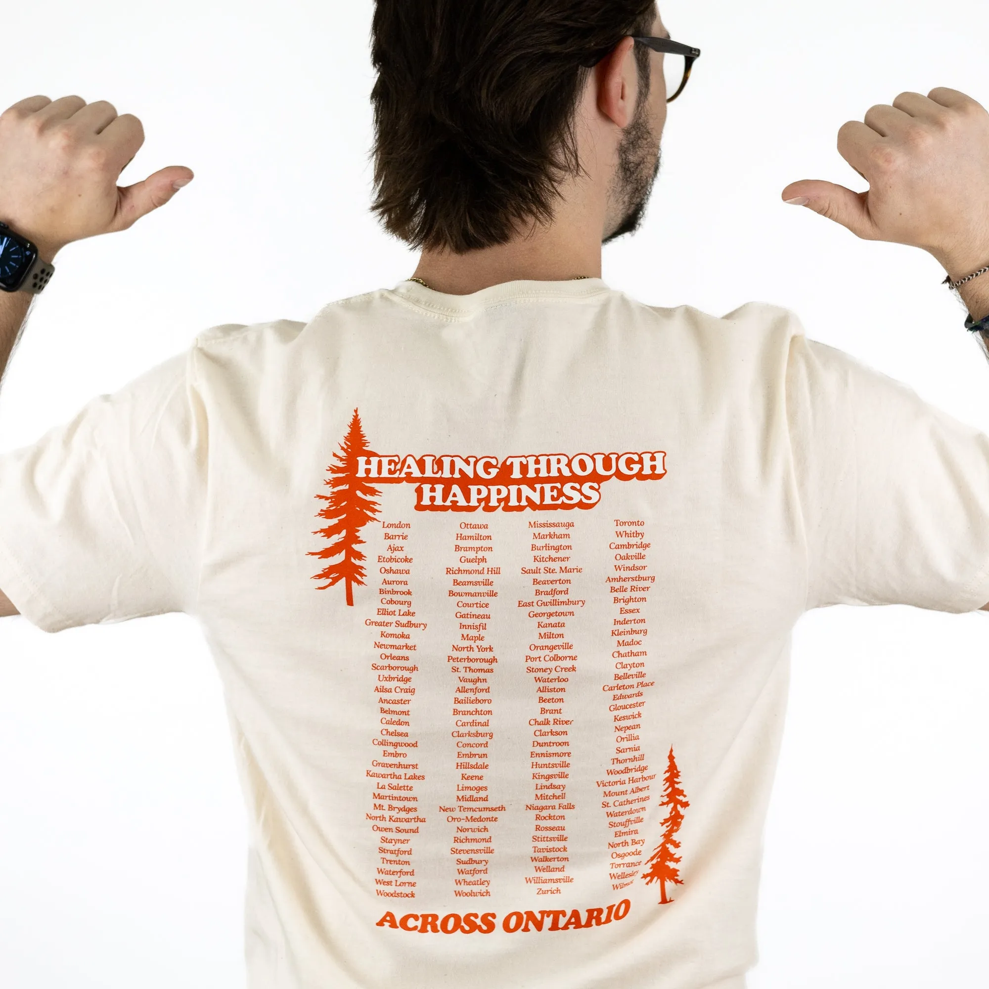 Campfire Circle Across Ontario T Shirt