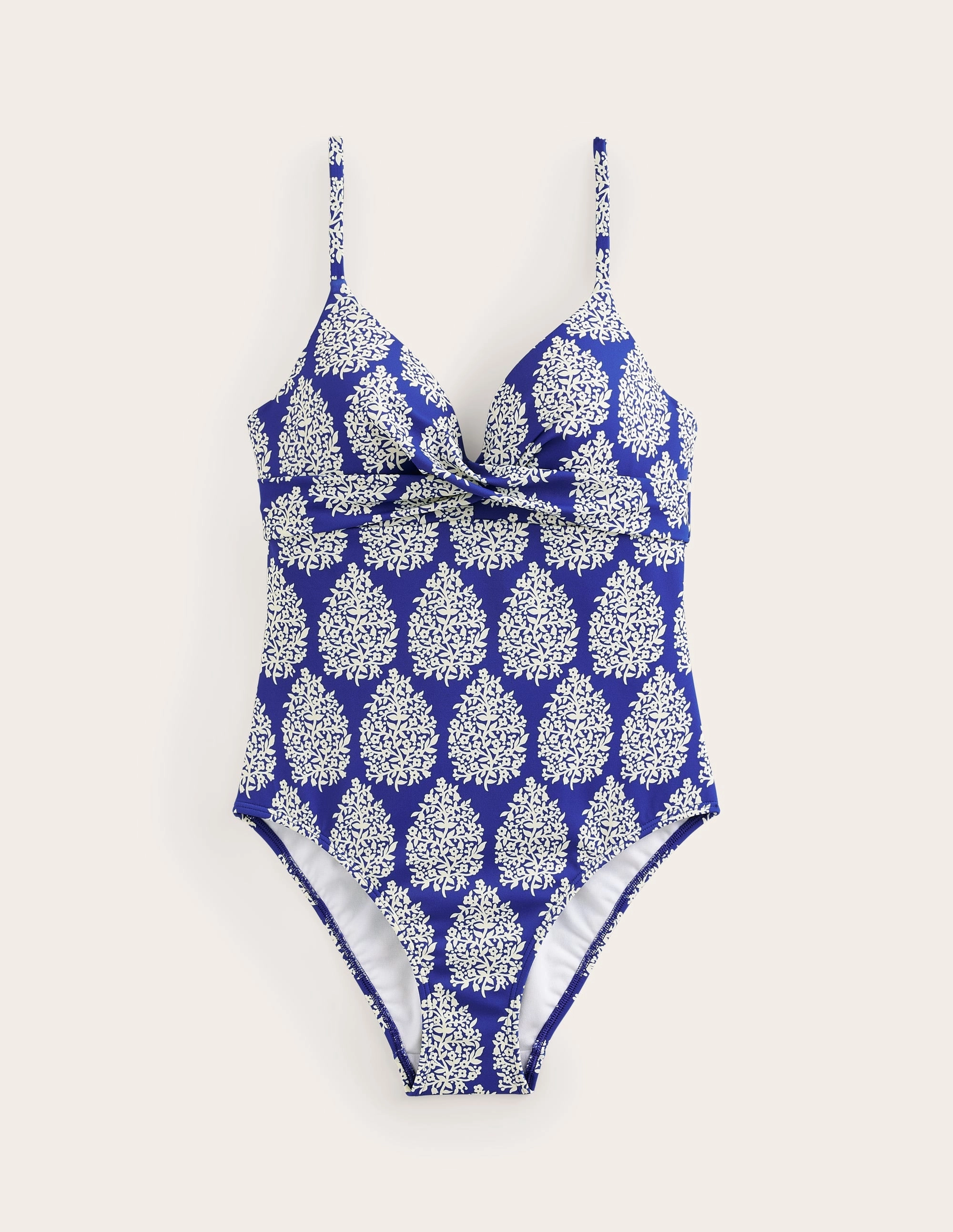 Beach Vacation Capri Cup-size Swimsuit-Surf The Web, Floret Paisley