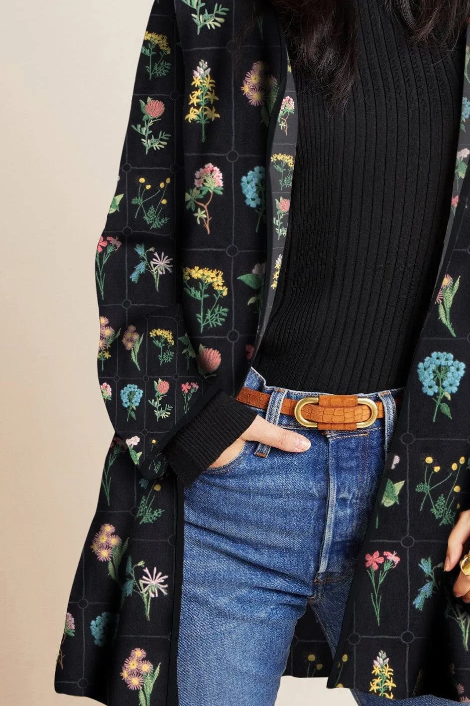 Warmth Without Bulk Car Coat - Botanicals