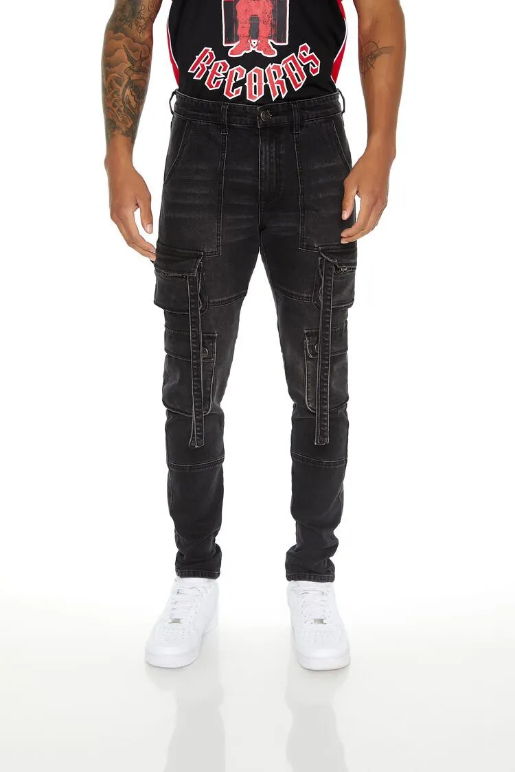Cargo Slim-Fit Jeans
