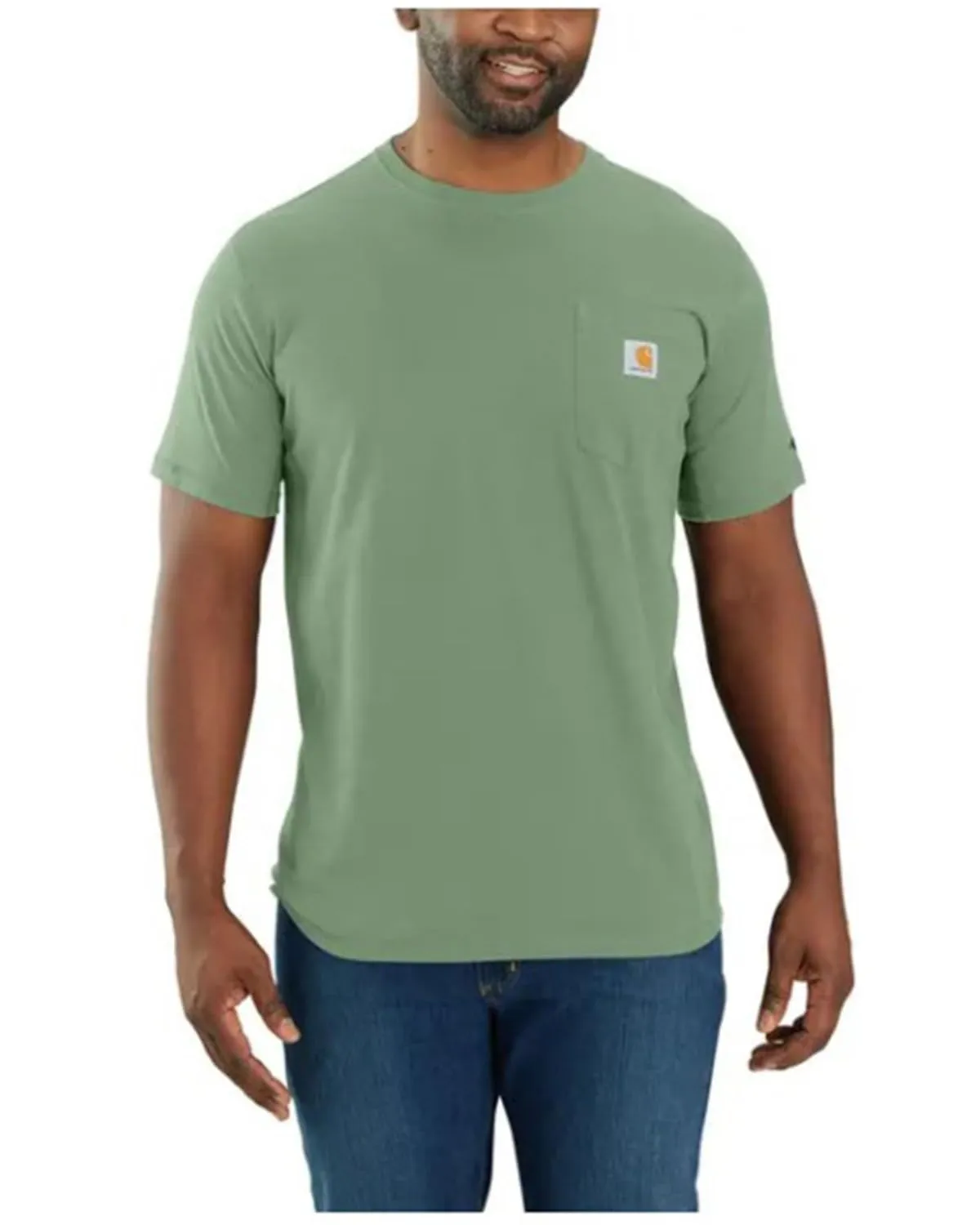 Carhartt 106652 Men's Force Relaxed Fit Midweight Short-Sleeve Pocket T-Shirt
