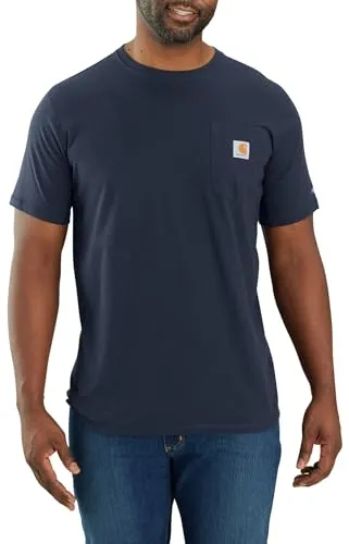 Carhartt 106652 Men's Force Relaxed Fit Midweight Short-Sleeve Pocket T-Shirt