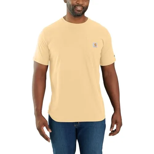 Carhartt 106652 Men's Force Relaxed Fit Midweight Short-Sleeve Pocket T-Shirt