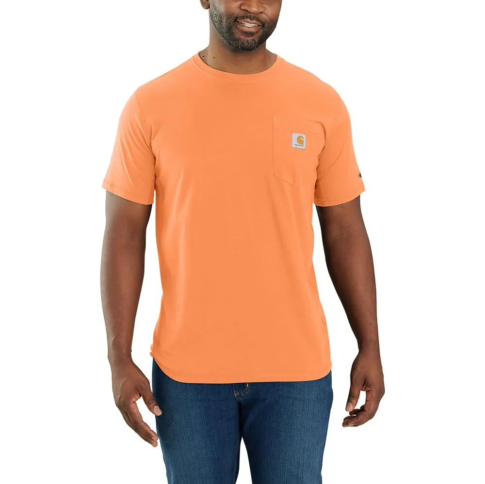 Carhartt 106652 Men's Force Relaxed Fit Midweight Short-Sleeve Pocket T-Shirt