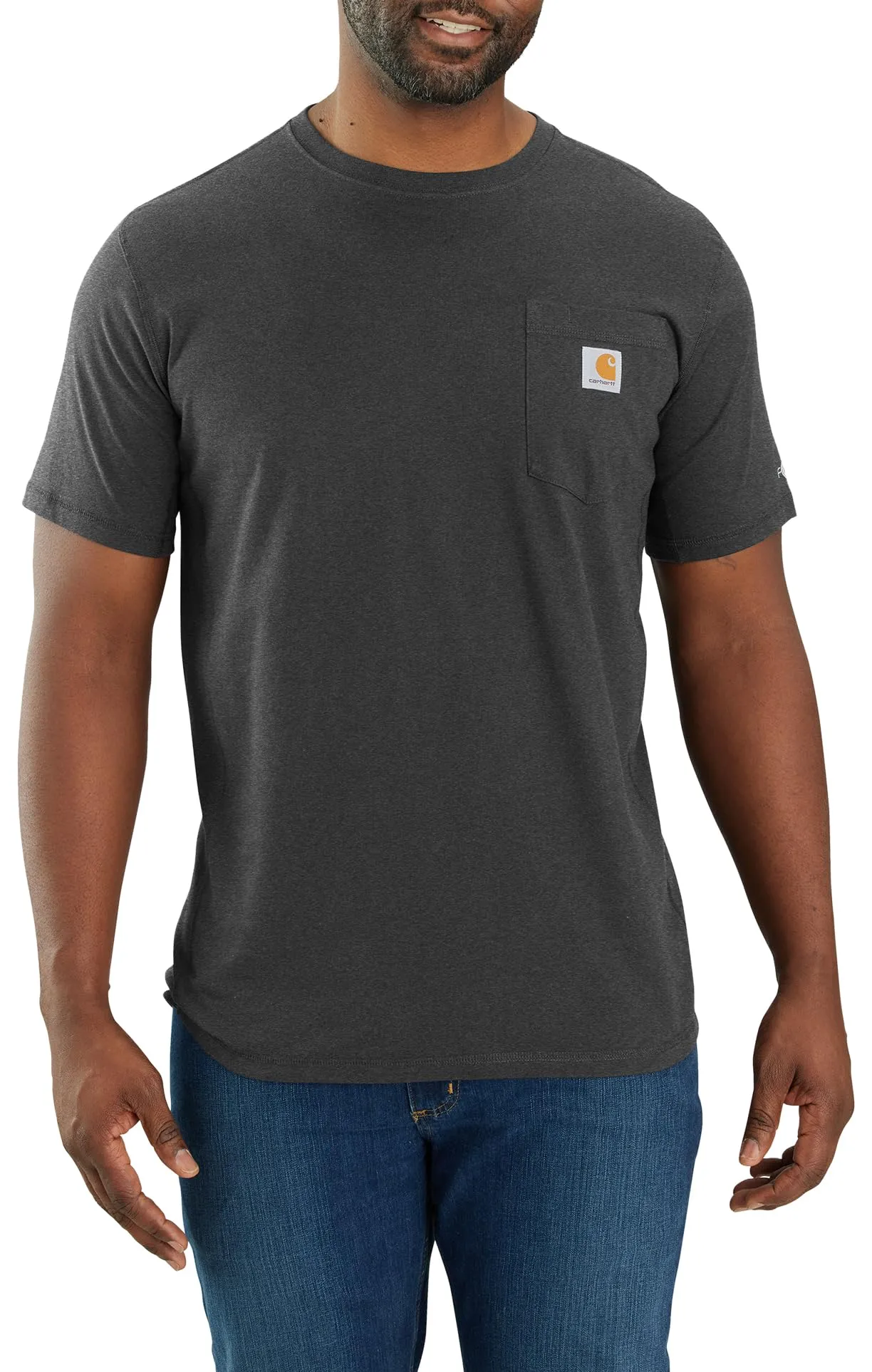 Carhartt 106652 Men's Force Relaxed Fit Midweight Short-Sleeve Pocket T-Shirt