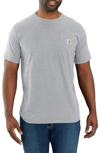 Carhartt 106652 Men's Force Relaxed Fit Midweight Short-Sleeve Pocket T-Shirt