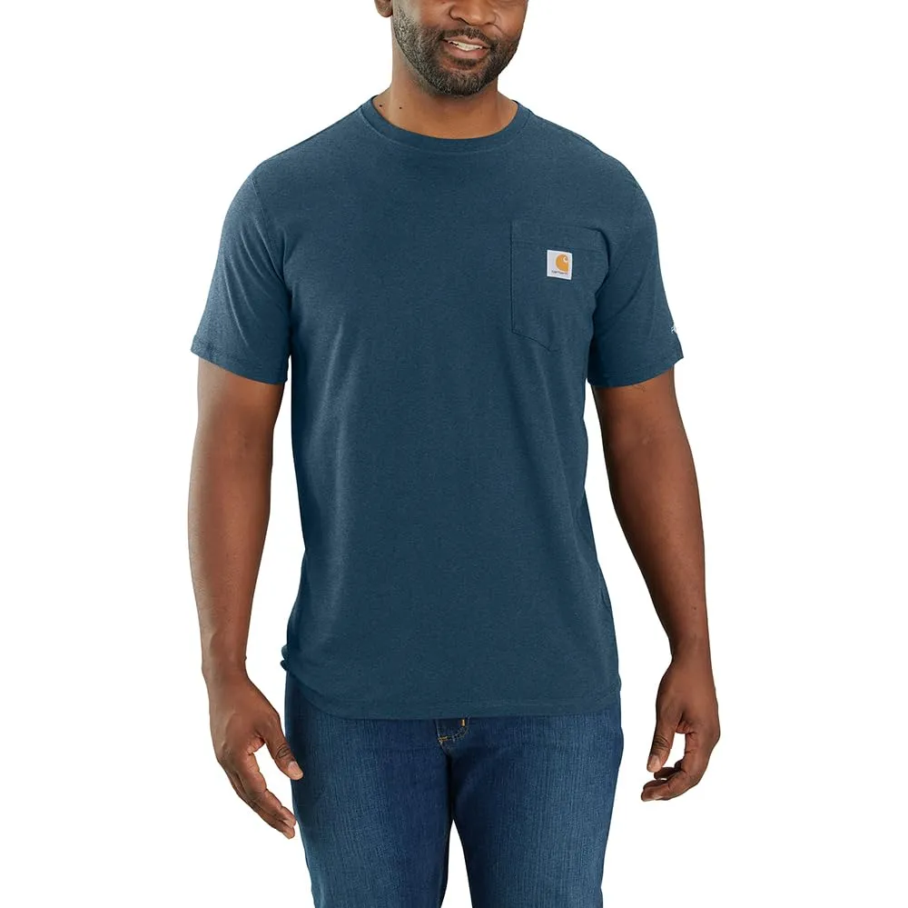 Carhartt 106652 Men's Force Relaxed Fit Midweight Short-Sleeve Pocket T-Shirt