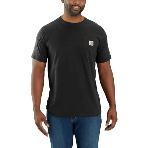 Carhartt 106652 Men's Force Relaxed Fit Midweight Short-Sleeve Pocket T-Shirt