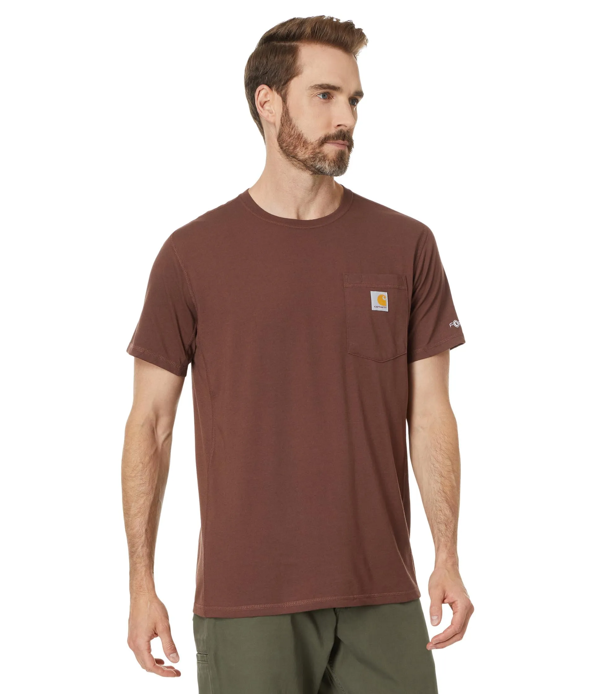 Carhartt 106652 Men's Force Relaxed Fit Midweight Short-Sleeve Pocket T-Shirt