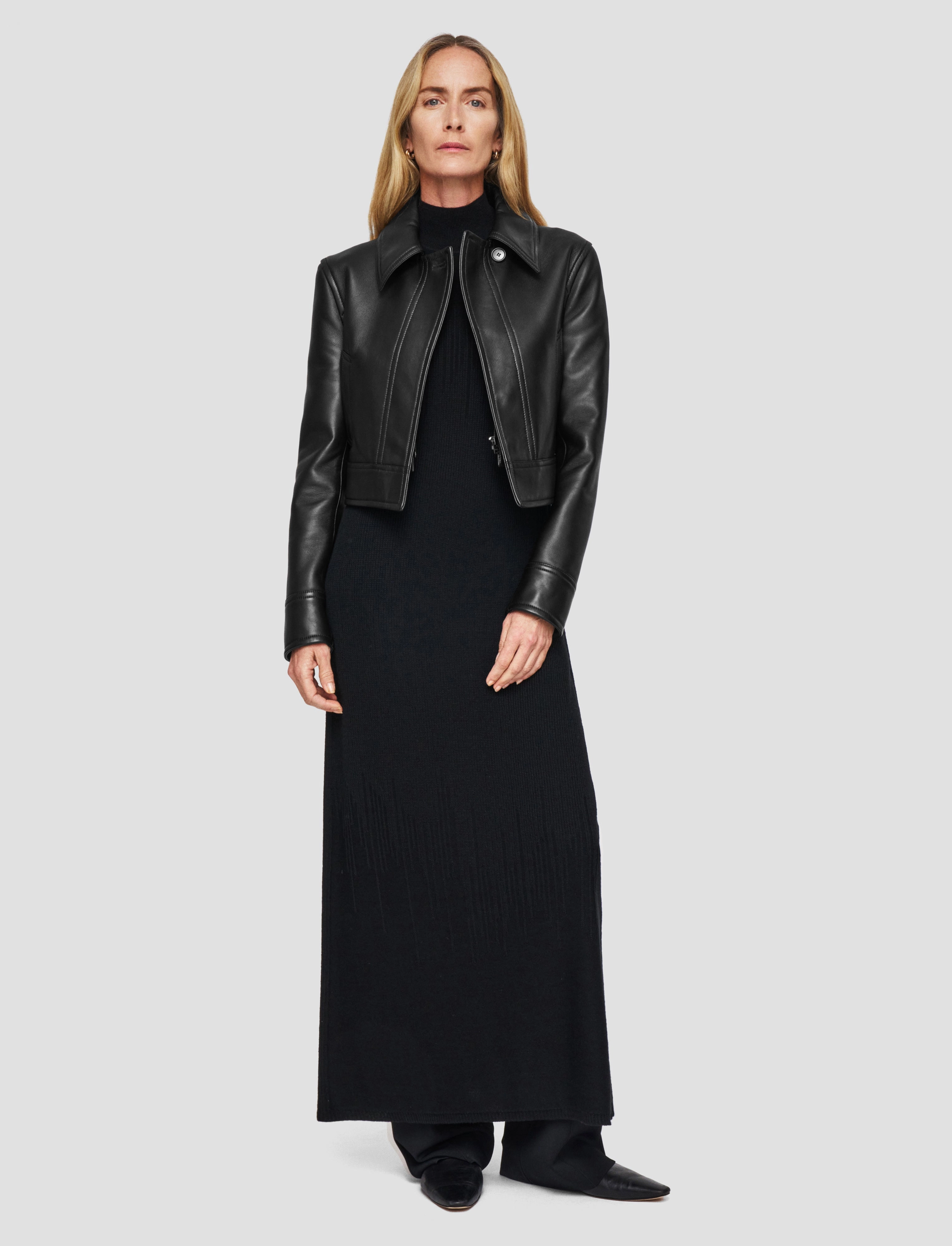 Caron Nappa Leather Jacket Hand washable Weatherproof Zippers