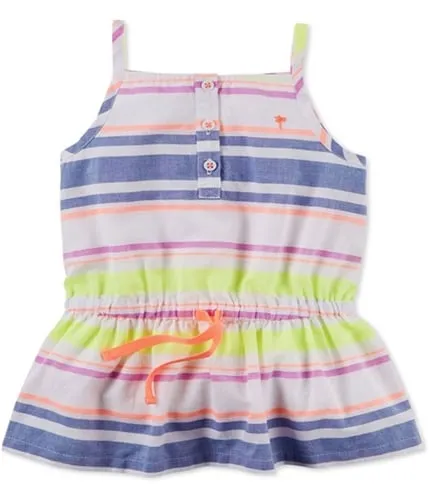 Carter's Girls Striped Sleeveless Tunic Blouse
