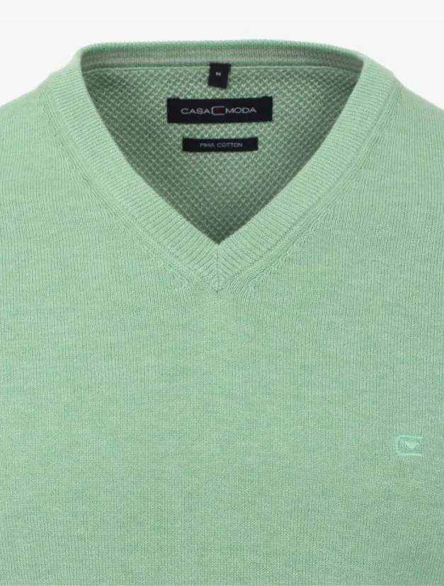 Casa Moda V-Neck Sweater 318 - Mint Green