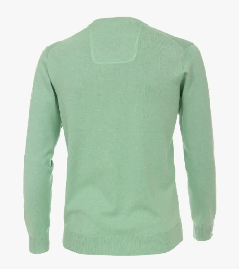 Casa Moda V-Neck Sweater 318 - Mint Green